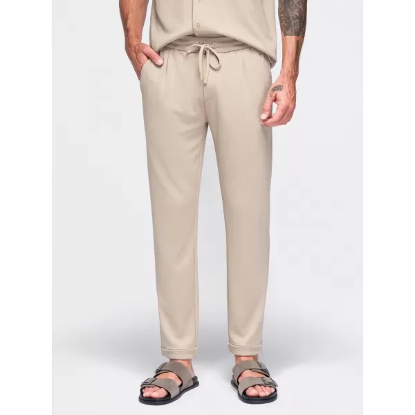  Pánske kraťasy OMBRE OM-PACP-0306 BEIGE 