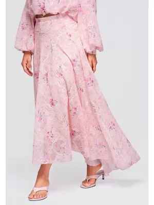Dámska sukňa OMBRE OW-GL-E0008 PINK