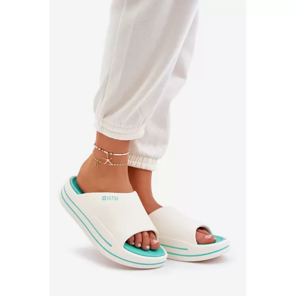  Dámske šľapky BIG STAR SHOES NN274A038 WHITE 