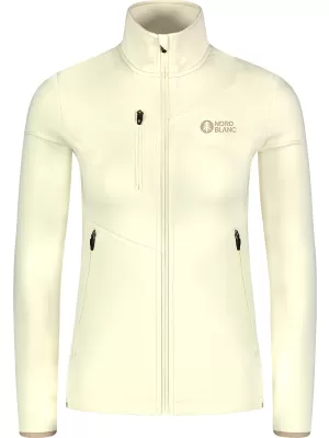 Dámska powerfleece mikina NORDBLANC CRISP NBSFL8338 BÉŽOVÁ