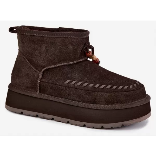  Dámske topánky BIG STAR SHOES UU274678 BROWN/BEIGE 