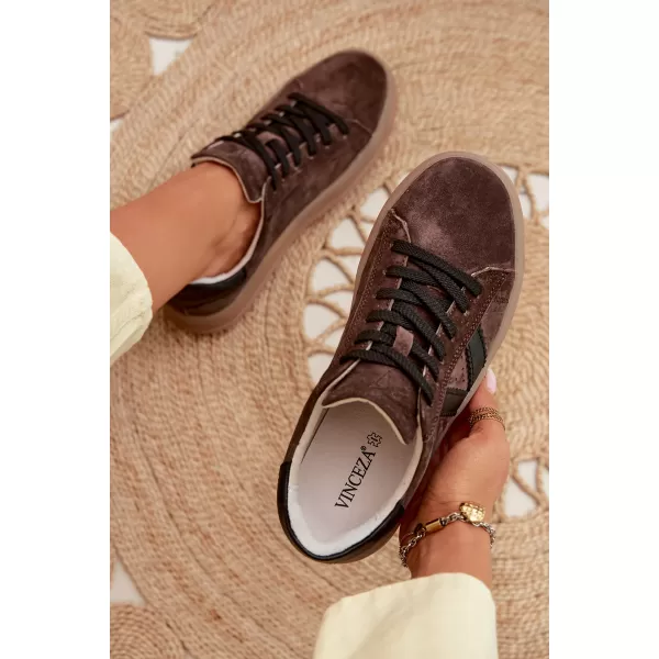  Dámske tenisky VINCEZA 79597 BROWN 