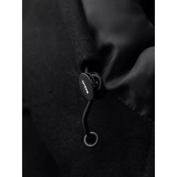  Pánska parka OMBRE OM-COWC-0161 BLACK 