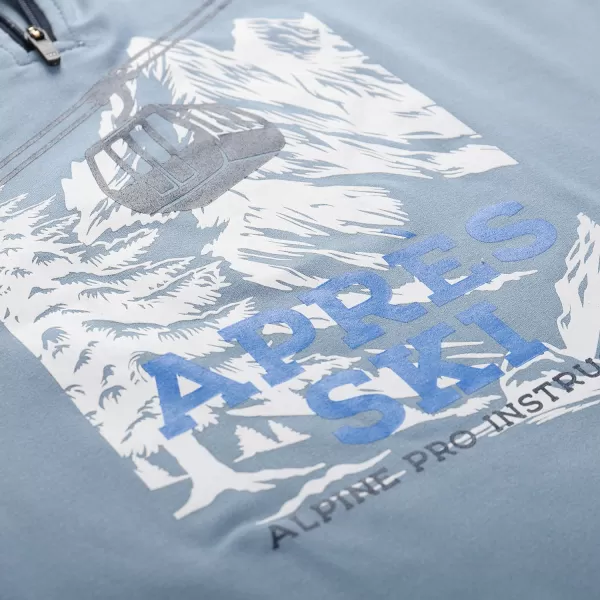  Detské rýchloschnúce tričko ALPINE PRO STANSO ASHLEY BLUE VARIANT PE 