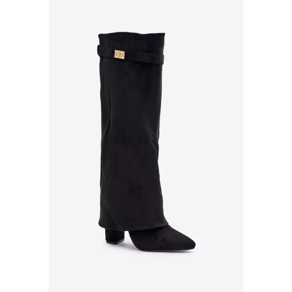  Dámske čižmy BOTO 9501A/LA3150/CLS-603 BLACK 