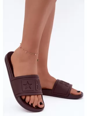 Dámske šľapky BIG STAR SHOES UU274072 HNEDÁ