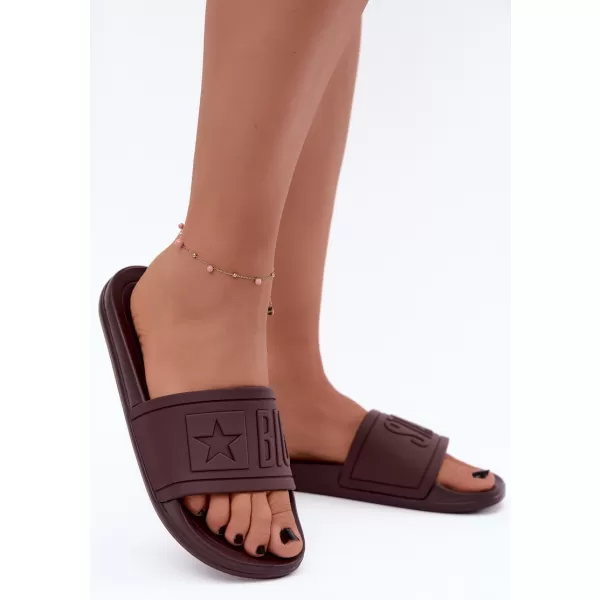  Dámske šľapky BIG STAR SHOES UU274072 HNEDÁ 