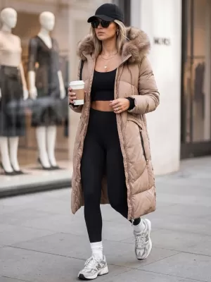 Dámska bunda DSTREET 1 TY5357 KHAKI