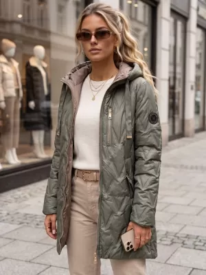 Dámska bunda DSTREET TY5770 ZELENÁ
