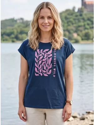 Dámske outdoorové tričko ALPINE PRO NOGERA 2 MOONLIT OCEAN VARIANT PB