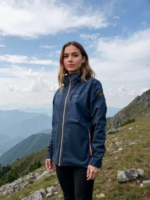 Dámska outdoorová bunda ALPINE PRO TEMUNA MOONLIT OCEAN