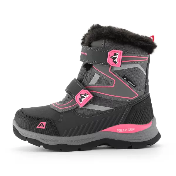  Detské zimné topánky ALPINE PRO ERABO PINK GLO 