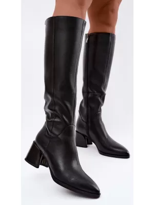 Dámske čižmy D&A JC62-1069 BLACK