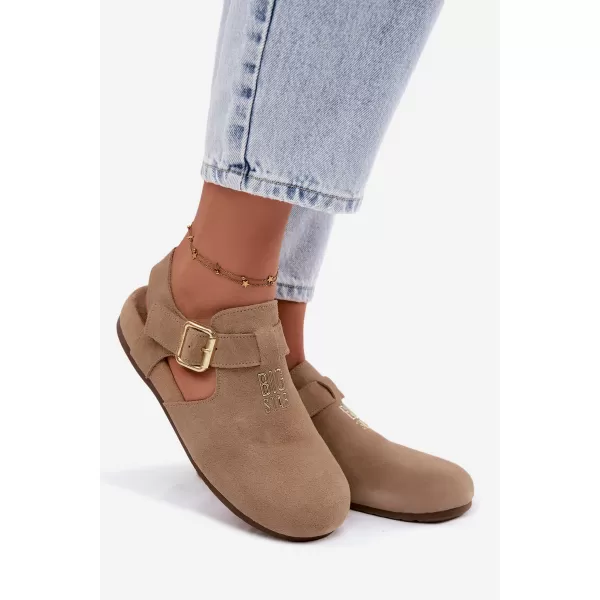  Dámske sandále BIG STAR SHOES TT274542 BEIGE 