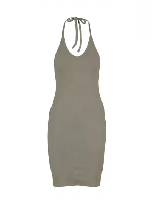 Dámske šaty URBAN CLASSICS TB7547-18328 PALE OLIVE