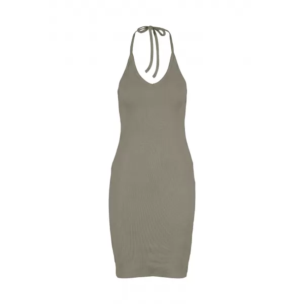  Dámske šaty URBAN CLASSICS TB7547-18328 PALE OLIVE 