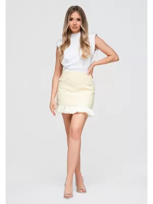 Dámska sukňa OMBRE OW-GL-E0010 YELLOW