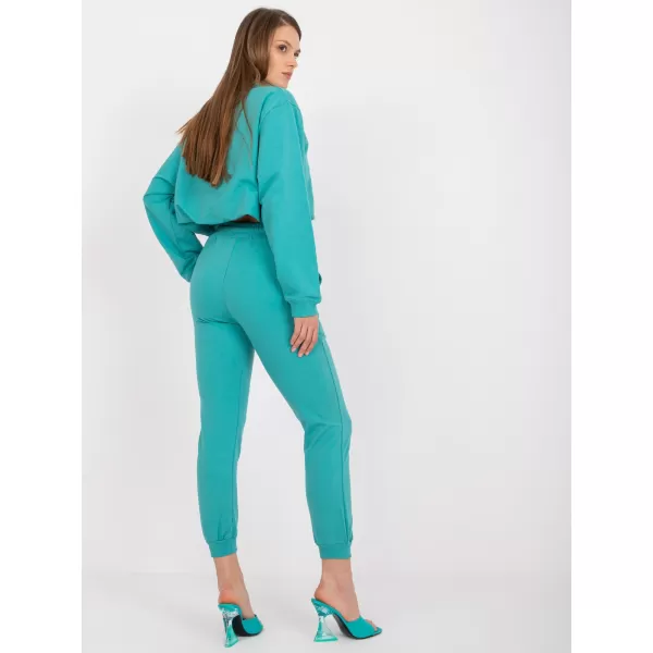  Dámske tepláky BASIC FEEL GOOD AP-DR-A-003 TURQUOISE 