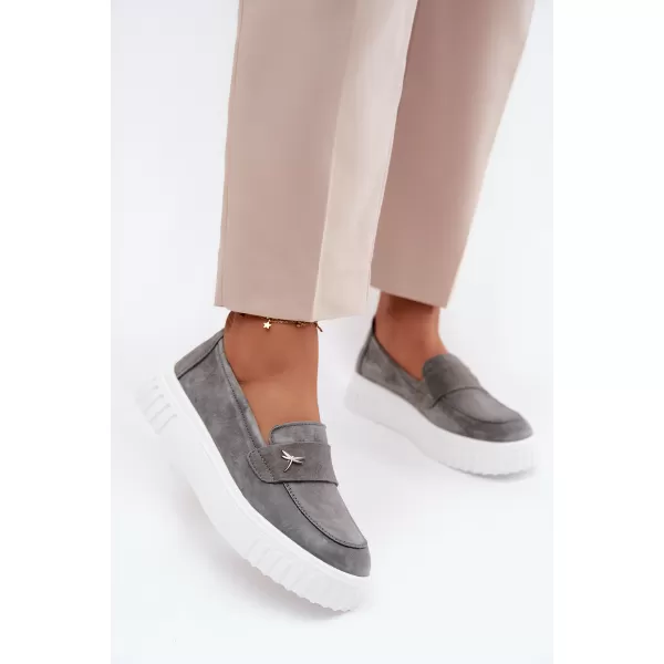  Dámske poltopánky VINCEZA 93218 GREY 