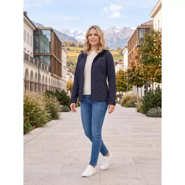  Dámska softshellová bunda ALPINE PRO GEDERA NAVY 