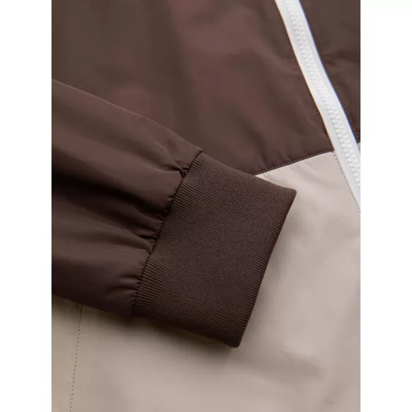  Pánska bunda OMBRE C584 BROWN AND BEIGE 
