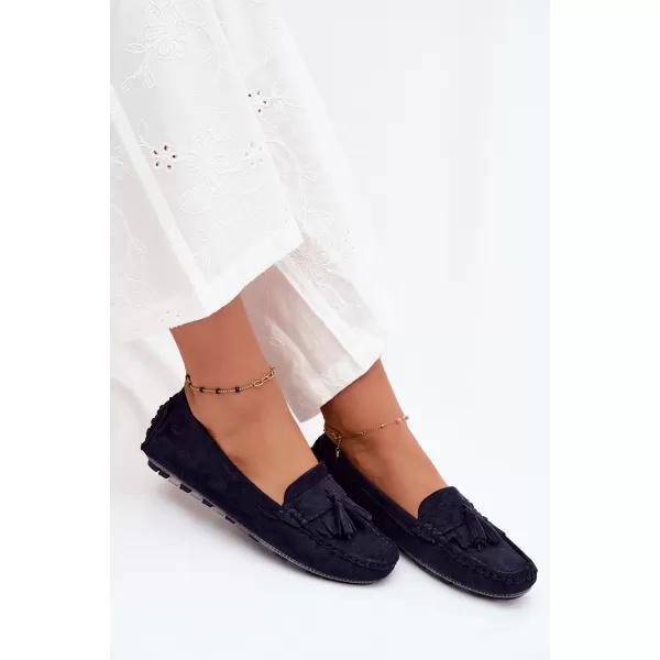  Dámske mokasíny BOTO W2551 BLUE 