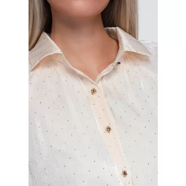  Dámska košeľa OMBRE OW-SH-E0068 BEIGE 