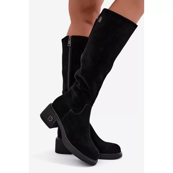  Dámske čižmy VINCEZA 67056 BLACK 