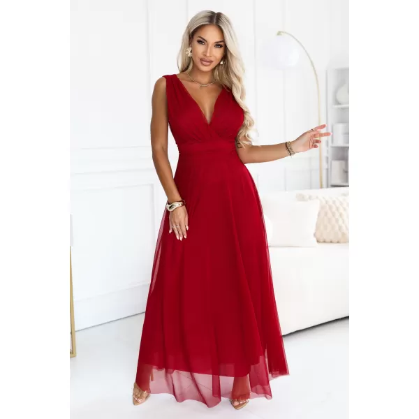  Dámske šaty NUMOCO 687-2 SVETLO BORDOVÁ 