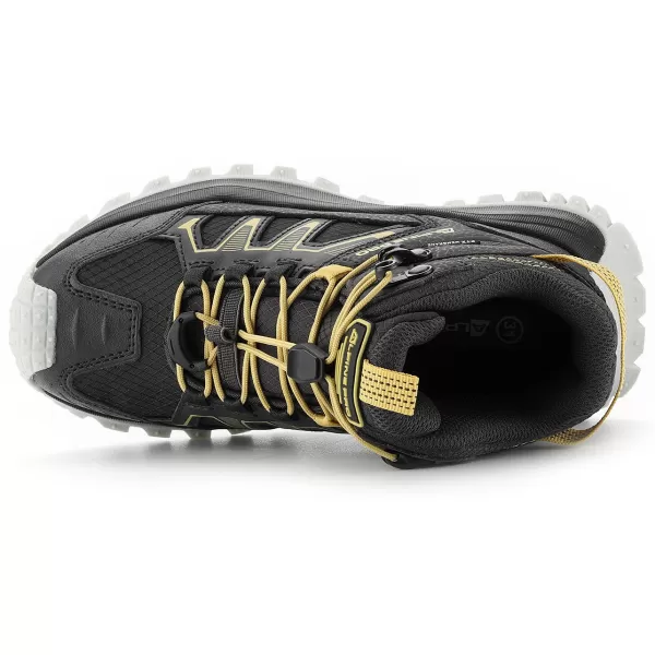  Detské outdoorové topánky ALPINE PRO ATEGO DARK TRUE GRAY 