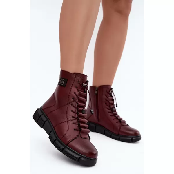  Dámske topánky BOTO 26BT17-609 BURGUNDY 
