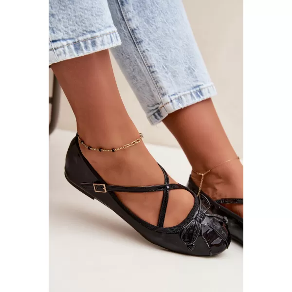  Dámske baleríny BOTO 6625-1 BLACK 
