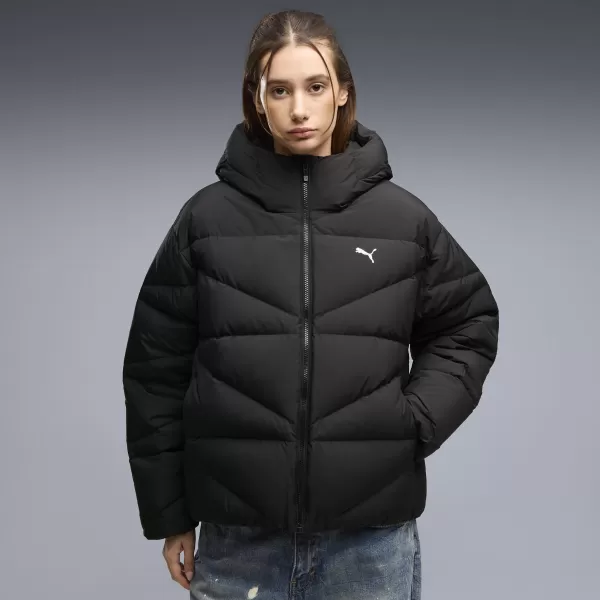  Dámsky bunda PUMA HOODED DOWN PUFFER JACKET W 69458001 PUMA BLACK 