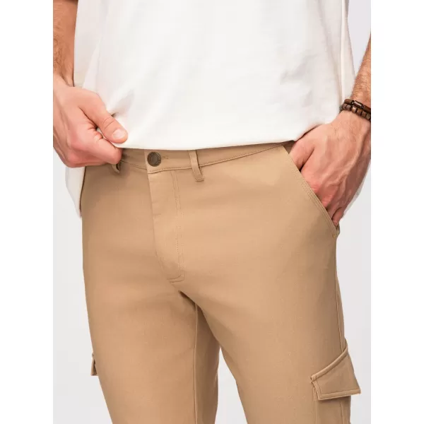 Pánske nohavice OMBRE P1515 LIGHT BROWN 