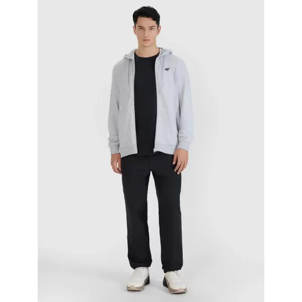  Pánska mikina 4F WMM00TSWSM1768 COLD LIGHT GREY MELANGE 