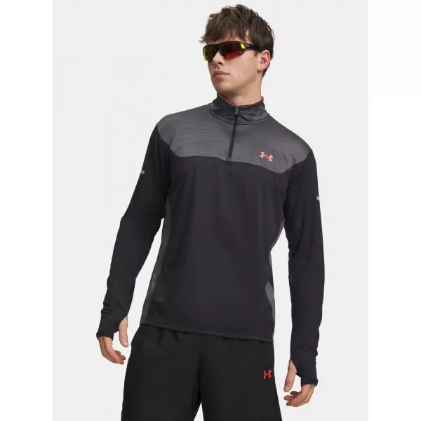  Pánske tričko UNDER ARMOUR TECH UTILITY 1/4 ZIP 6004963-002 ČIERNA 