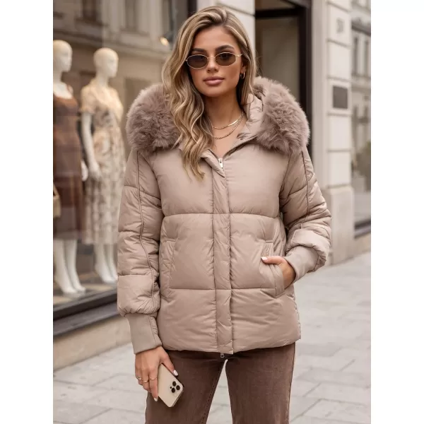  Dámska bunda DSTREET TY6005 KARAMELOVÁ 