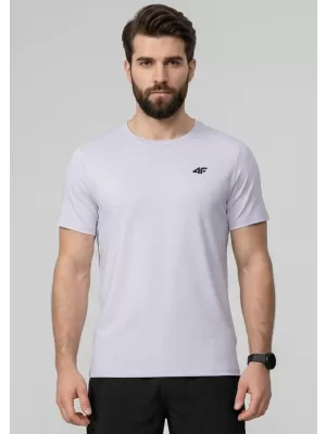 Pánske tričko 4F WAW25TTSHM2373 OFF WHITE