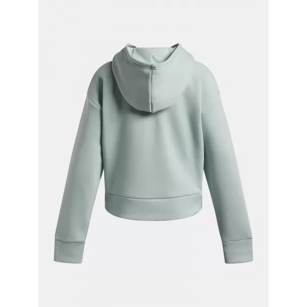  Dievčenská mikina UNDER ARMOUR UA RIVAL FLEECE HOODIE 1379517-477 MODRÁ 