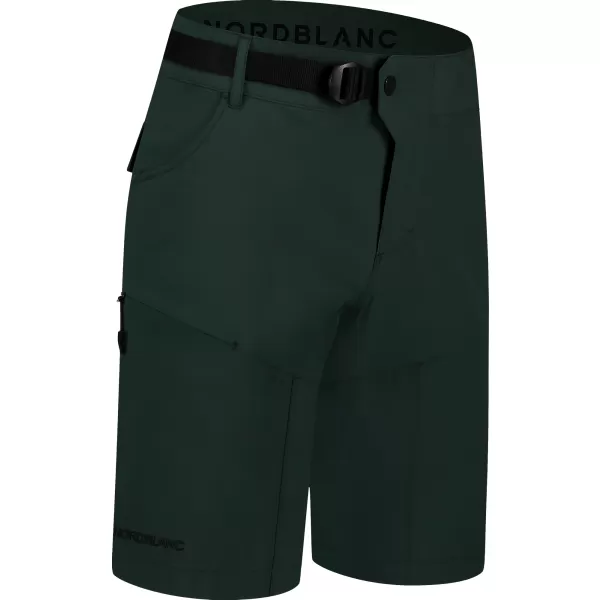  Pánske kraťasy NORDBLANC HANDLE NBSPM8357 TMAVO ZELENÁ 