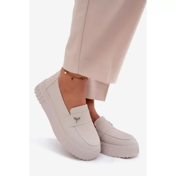  Dámske poltopánky VINCEZA 93218 BEIGE 