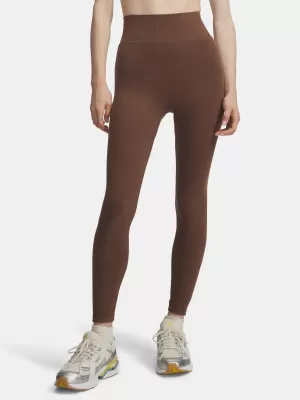 Dámske legíny UNDER ARMOUR SEAMLESS COTTON LEGGING 6010166-230 HNEDÁ