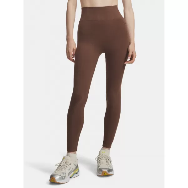  Dámske legíny UNDER ARMOUR SEAMLESS COTTON LEGGING 6010166-230 HNEDÁ 