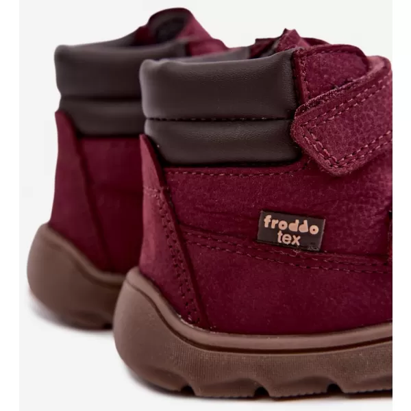  Detské topánky FRODDO G2110150-9 VÍNOVÁ 