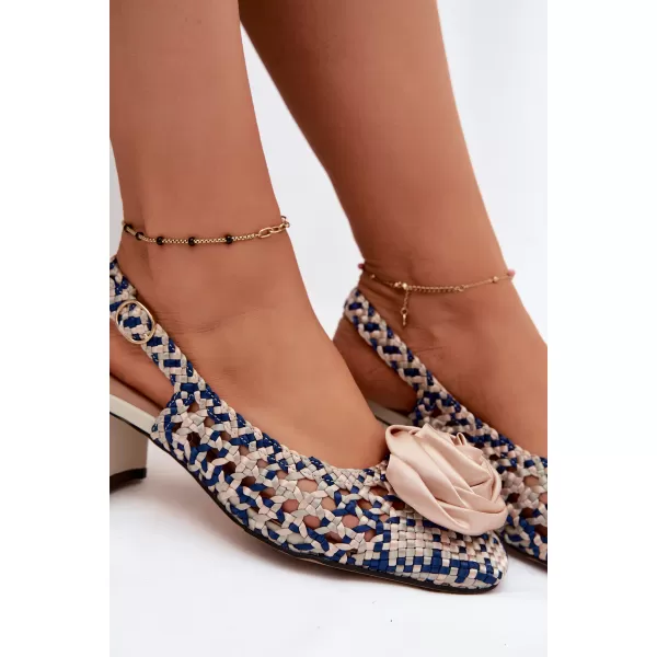  Dámske sandále ARTIKER 58C0372 BEIGE/BLUE 