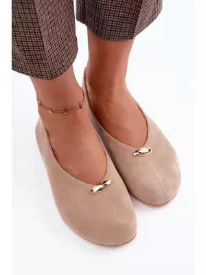 Dámske baleríny BOTO JH607P BEIGE