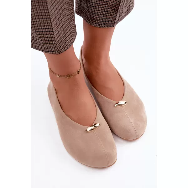  Dámske baleríny BOTO JH607P BEIGE 