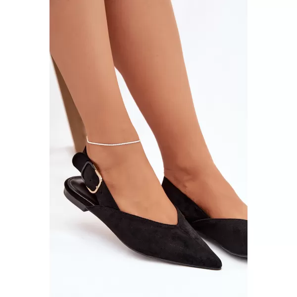 Dámske baleríny BOTO JH598/9755 BLACK 