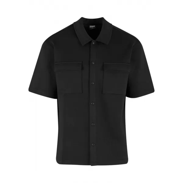  Pánska košeľa URBAN CLASSICS TB8211-00007 BLACK 