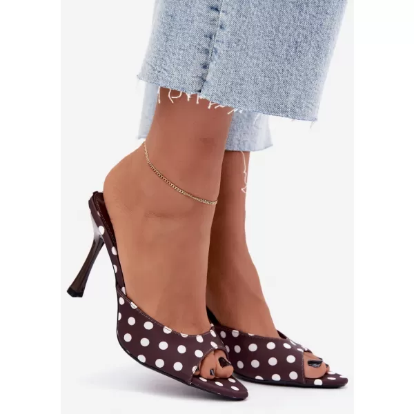  Dámske šľapky BOTO SQC-295 BROWN HNEDÁ 